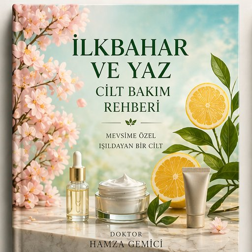 İlkbahar ve Yaz Cilt Bakım Rehberi — Dr. Hamza Gemici kitap kapağı