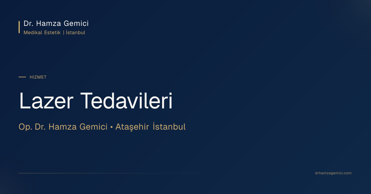 Tratamentos a laser — Dr. Hamza Gemici